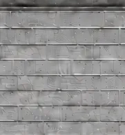 Próbka D-007 panelu elewacyjnego z tłoczonym wzorem cegły, kolor szary, katalog KDK TECHNIK str. 02