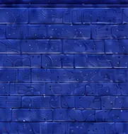 Próbka D-010 panelu elewacyjnego z tłoczonym wzorem cegły, kolor niebieski, katalog KDK TECHNIK str. 02
