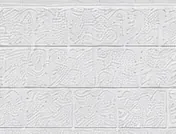 Próbka D-016 panelu elewacyjnego tłoczony, kolor biały, katalog KDK TECHNIK str. 03