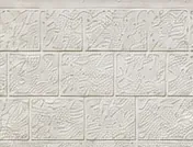 Próbka D-018 panelu elewacyjnego tłoczony, kolor kremowy, katalog KDK TECHNIK str. 03