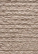 Próbka D-116 panelu elewacyjnego o strukturze kamienia, kolor jasny beż, katalog KDK TECHNIK str. 11
